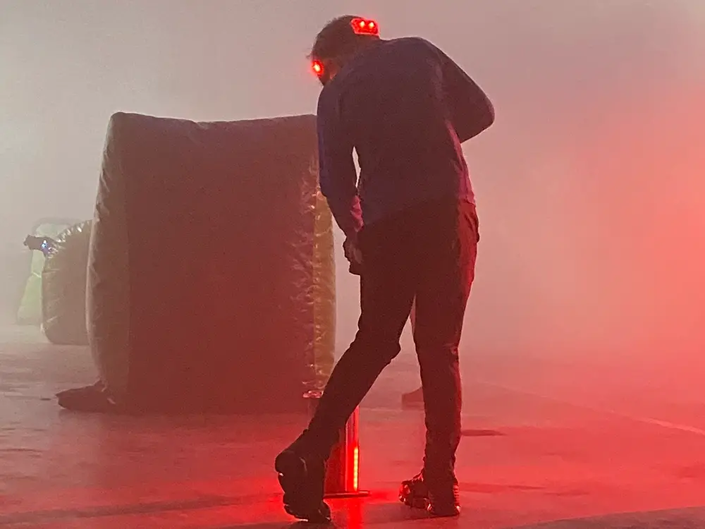 Laser game : installation sur site