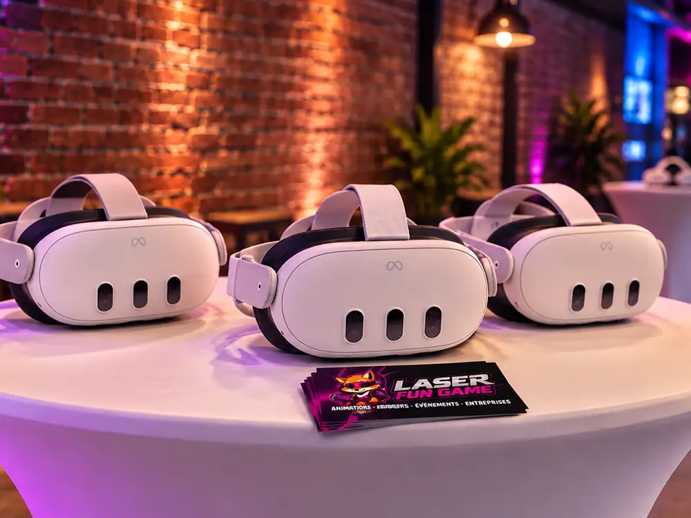 Réalité virtuelle : joueurs en action