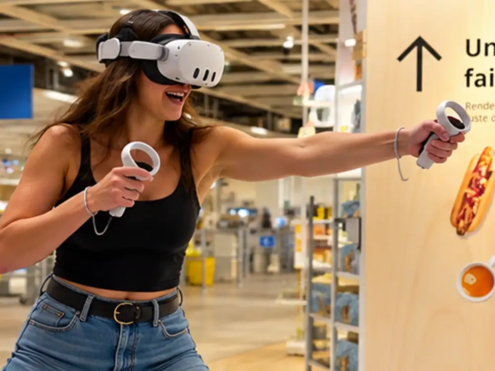 Réalité virtuelle : installation sur site